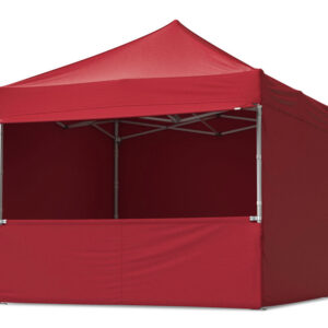 Tirdzniecības teltis 3x3m sarkana 4