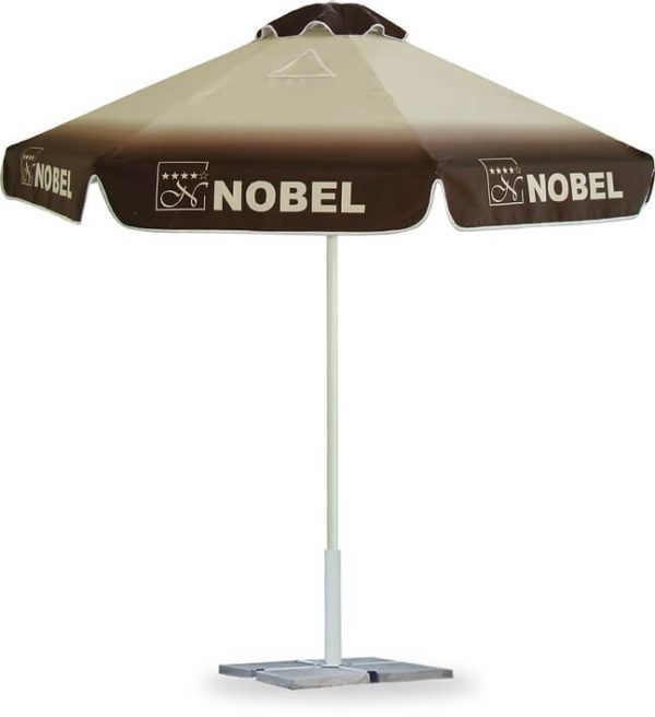 Nobel saulessargs logo ja med design