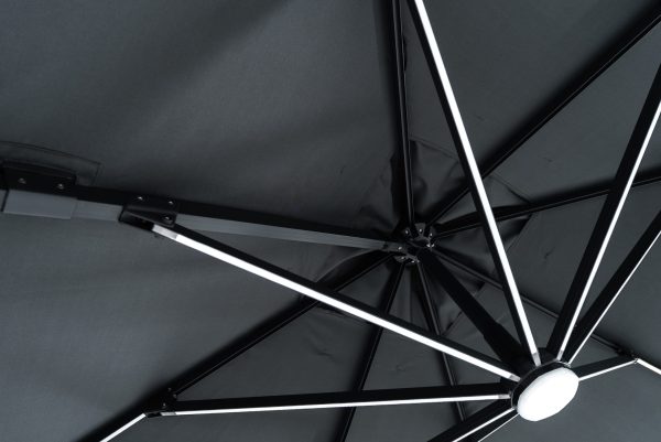 saulessargs solar led med belysning Duo Flexy