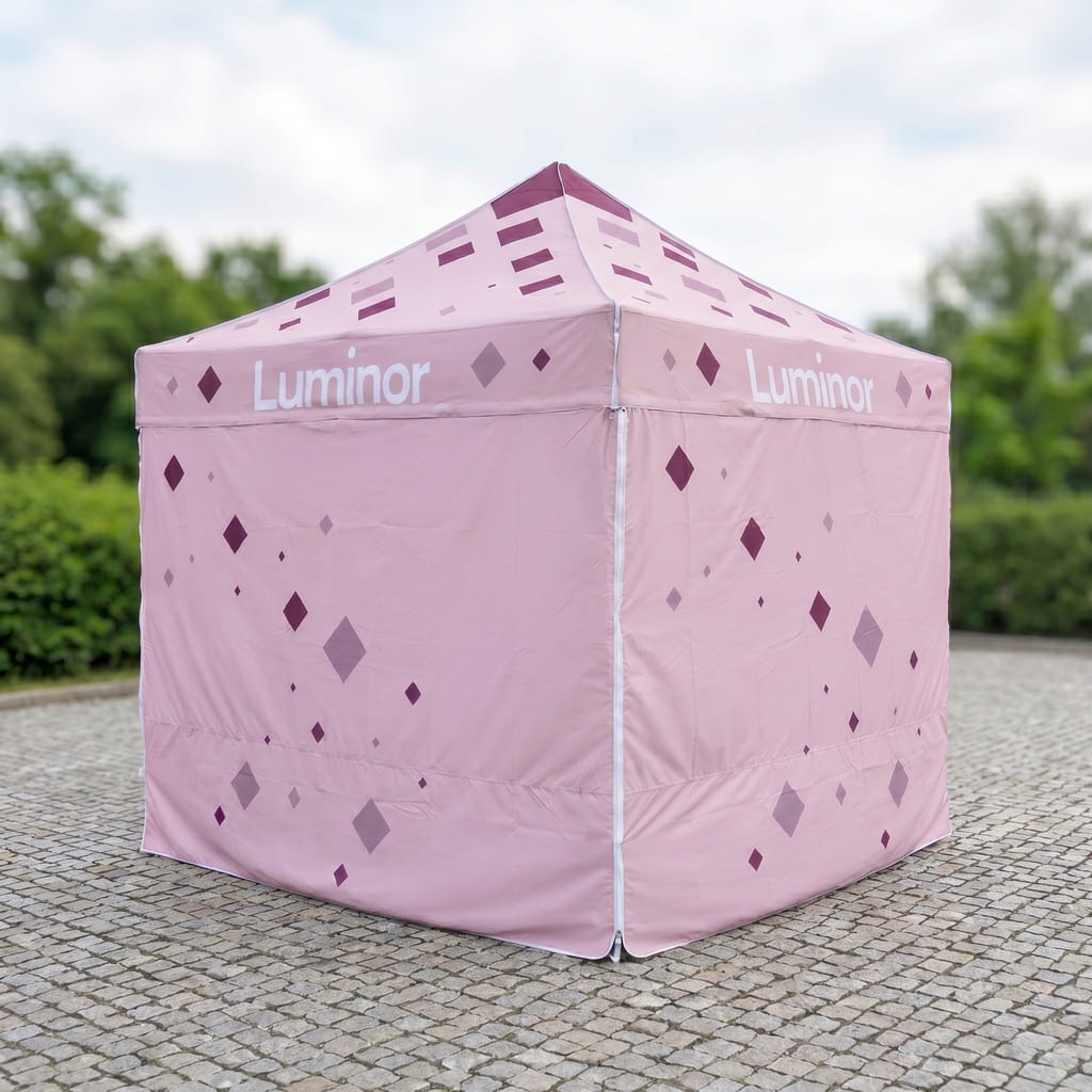 luminor digiapdruka Pop Up telts