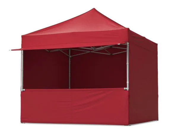 Pop Up telts 3x3 sienaarega sarkans