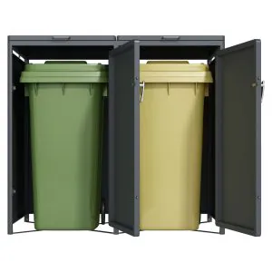 Avfallsskjul Premium Duo — proaudumsta attēls
